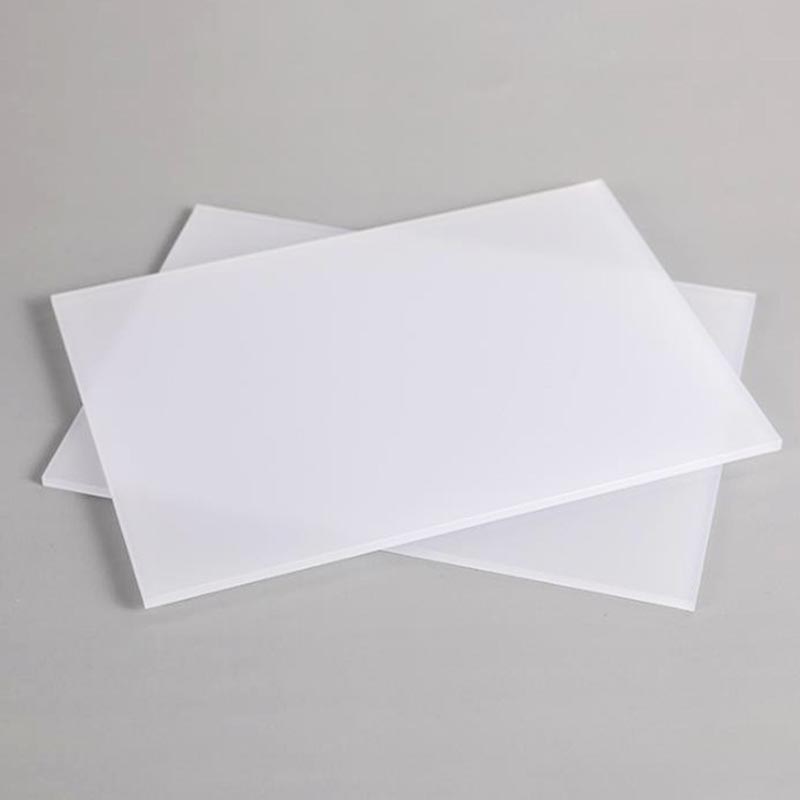 Custom 122 X244m Milky White 5mm Frosted Acrylic Sheets 01