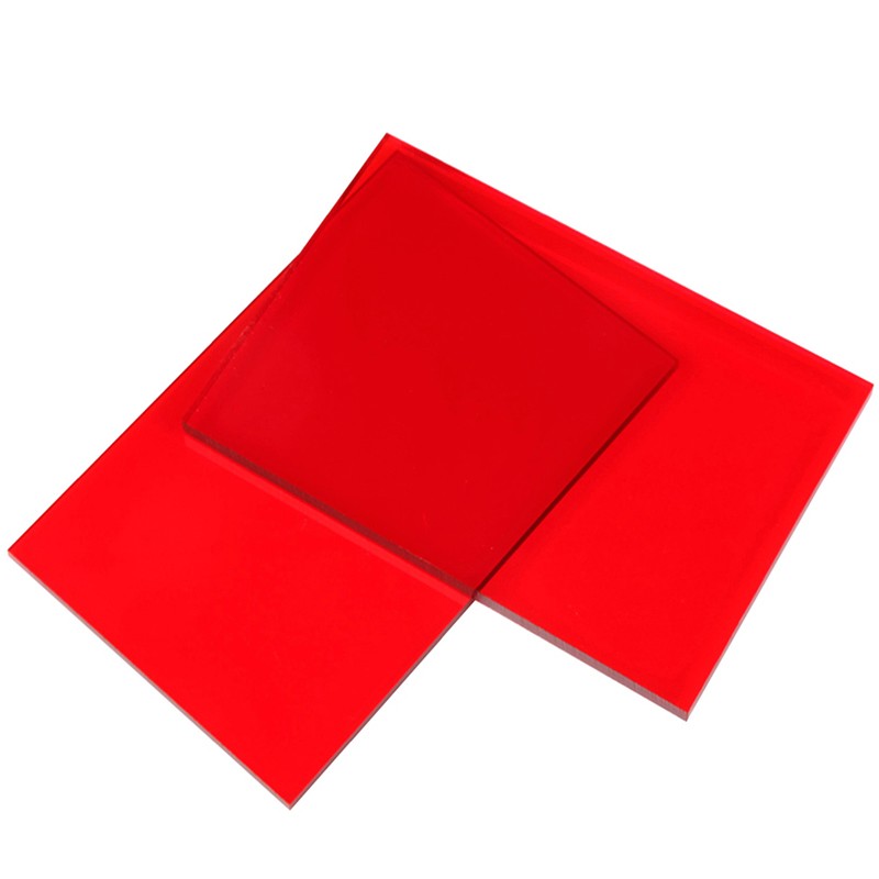 Custom Red Clear Fluorescent Pmma Plexiglass Acrylic Sheets 02