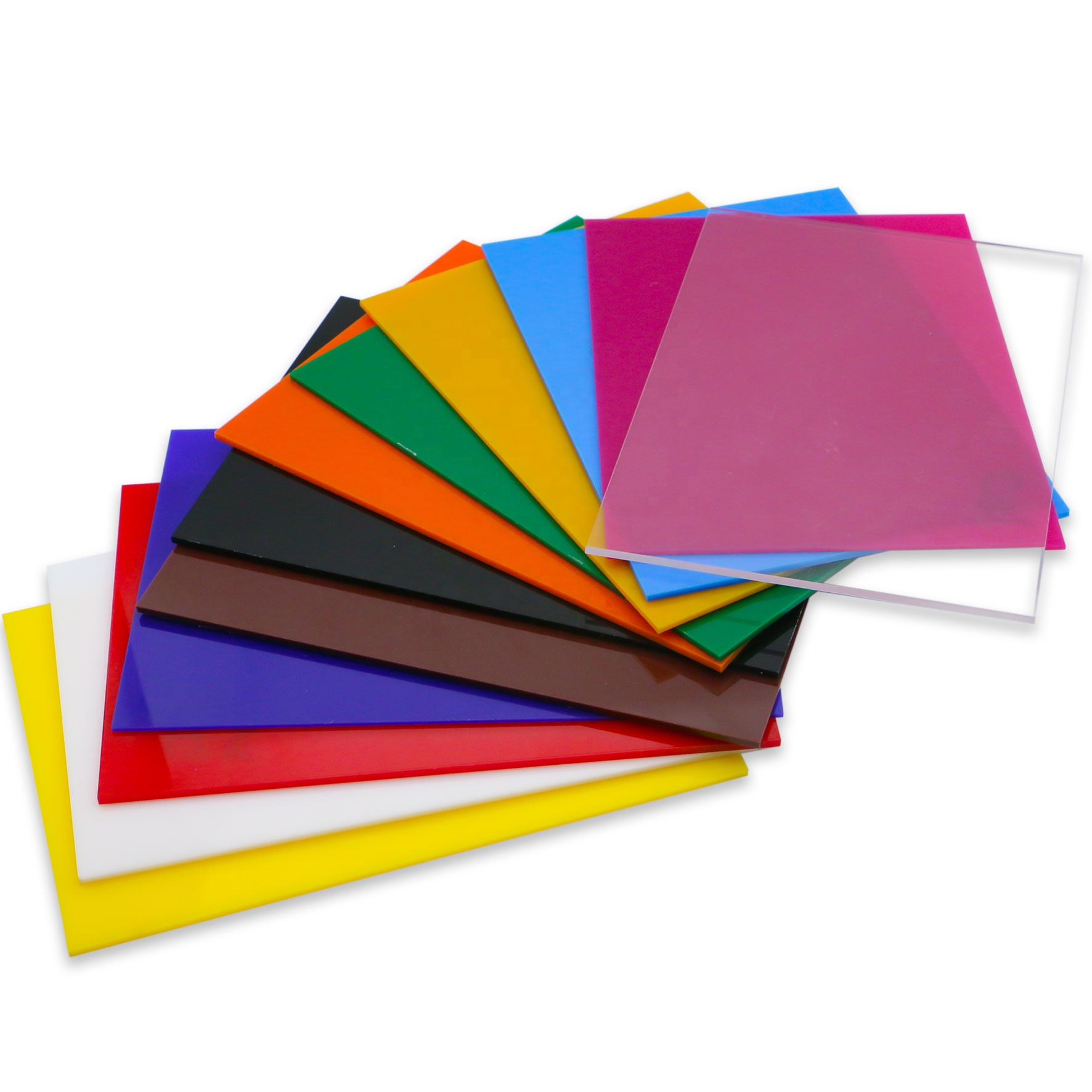 Factory Custom 3mm 5mm 6mm Rainbow Color Acrylic Sheet 04